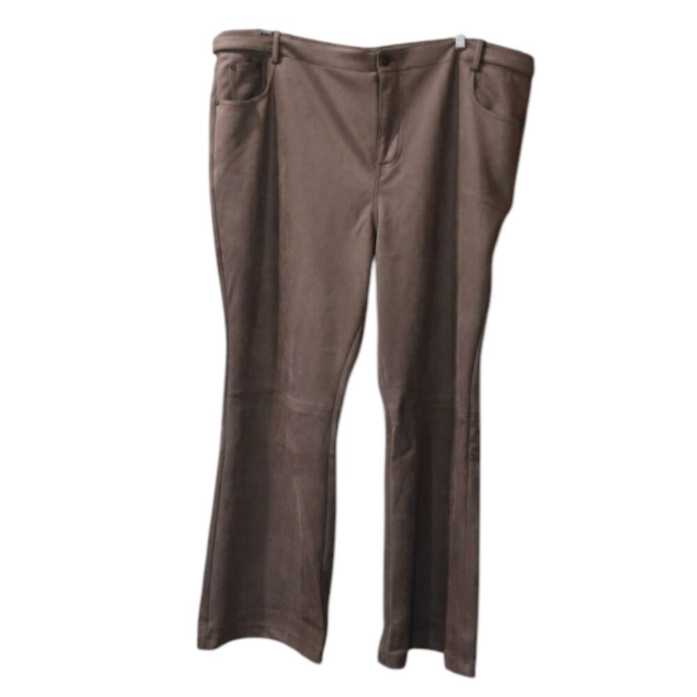 Forever 21 Brown Camel Flare Pants Career Business Casual 3X